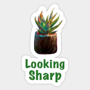 Potted prickly cactus kids and adult t-shirt Looking sharp Sticker